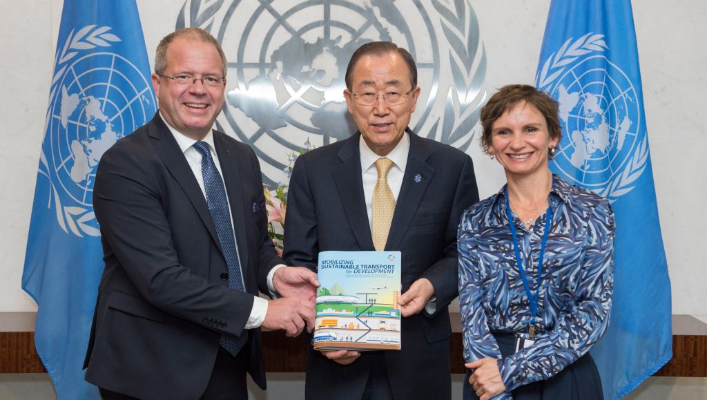 沃尔沃集团向联合国秘书长递交可持续发展交通建议书