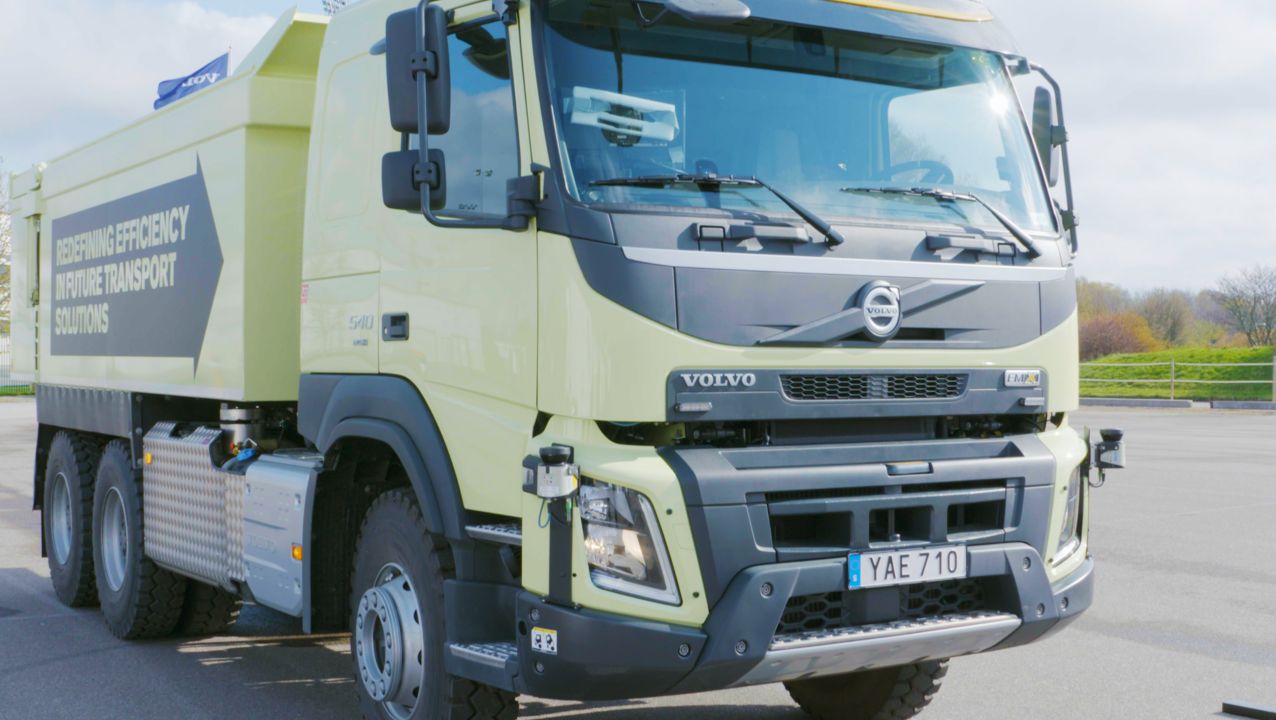 Voor het eerst demonstreert de Volvo Group de zelfrijdende truck voor een breder publiek.