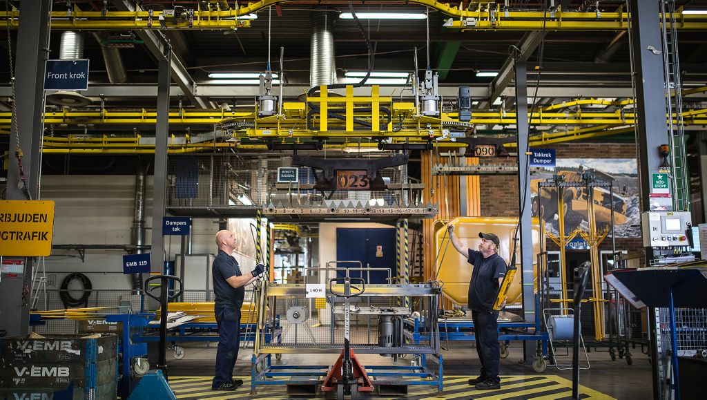 Volvo CE plant in Hallsberg, Sweden, has left employees feeling safer, happier and more engaged.