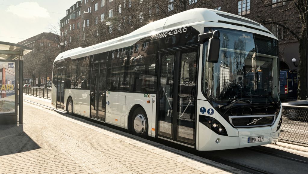 Volvo hybrid bus
