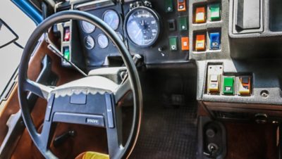 Dette var en gang toppmoderne dashbord, mye har skjedd siden 1986. 