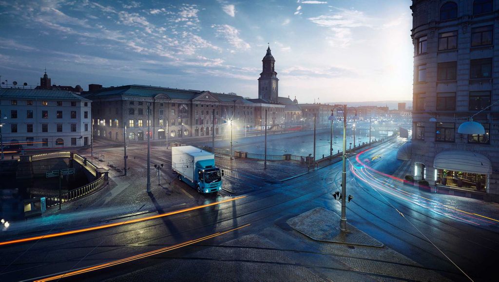 Premiär för Volvo Lastvagnars första helt eldrivna lastbil