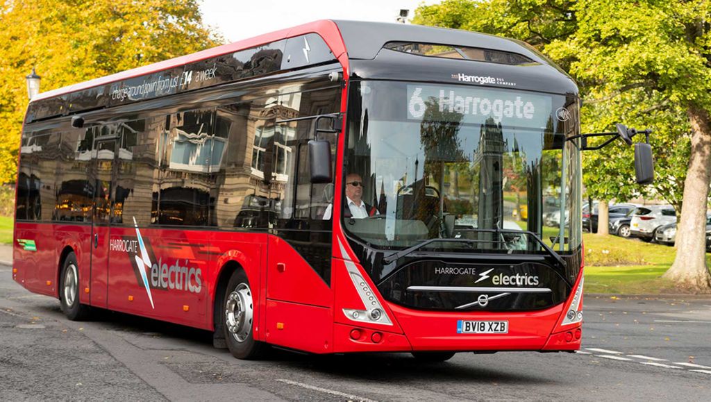 The first electric bus in Ireland to be delivered by Volvo