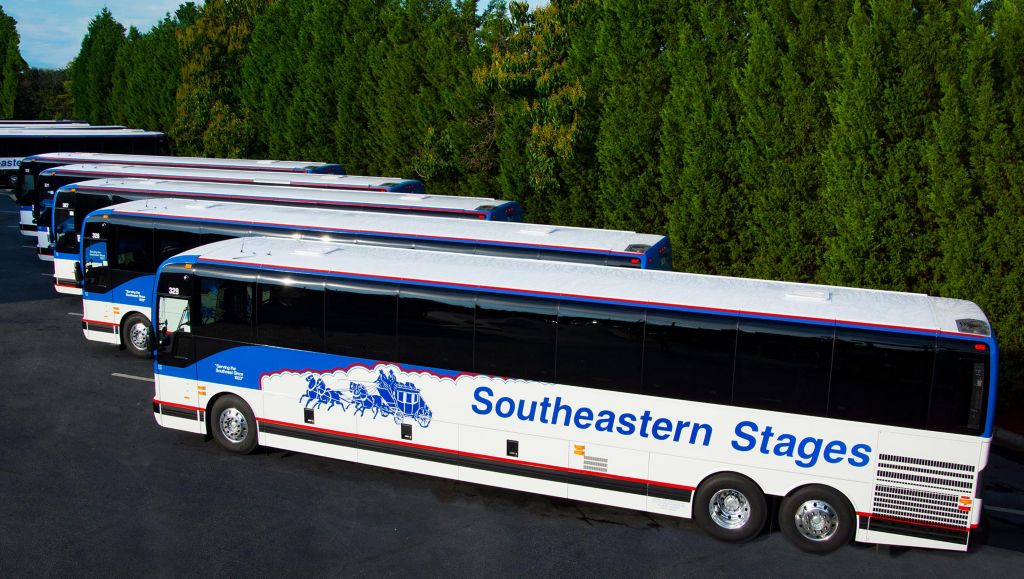 Southeastern stages invests in passenger health & safety with air purifiers from Prevost