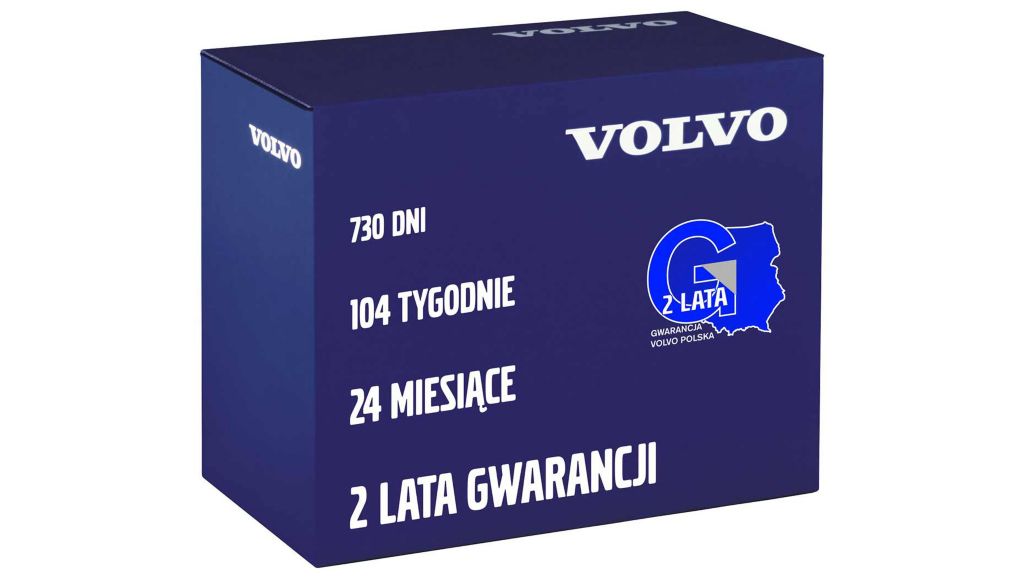 Dwa lata gwarancji na oryginalne części zamienne Volvo