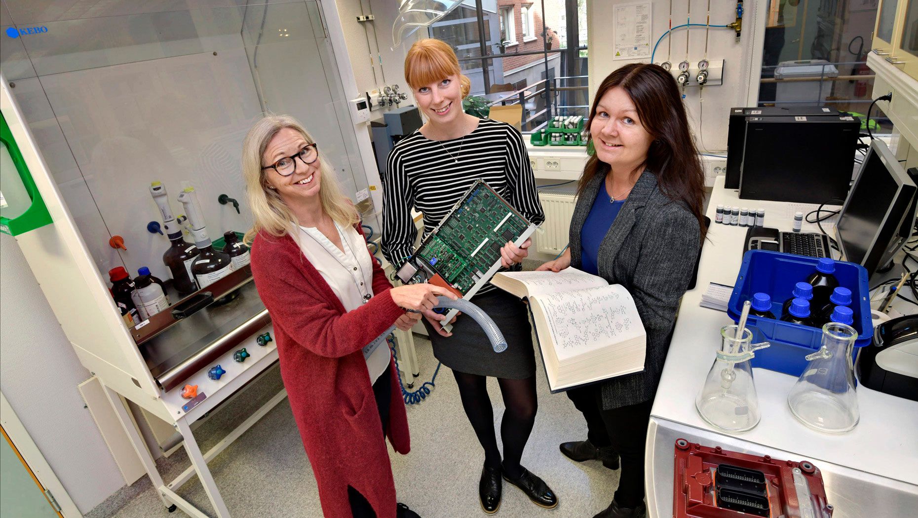 Karin Alenius, Sofia Lundemo och Anna Sjövall