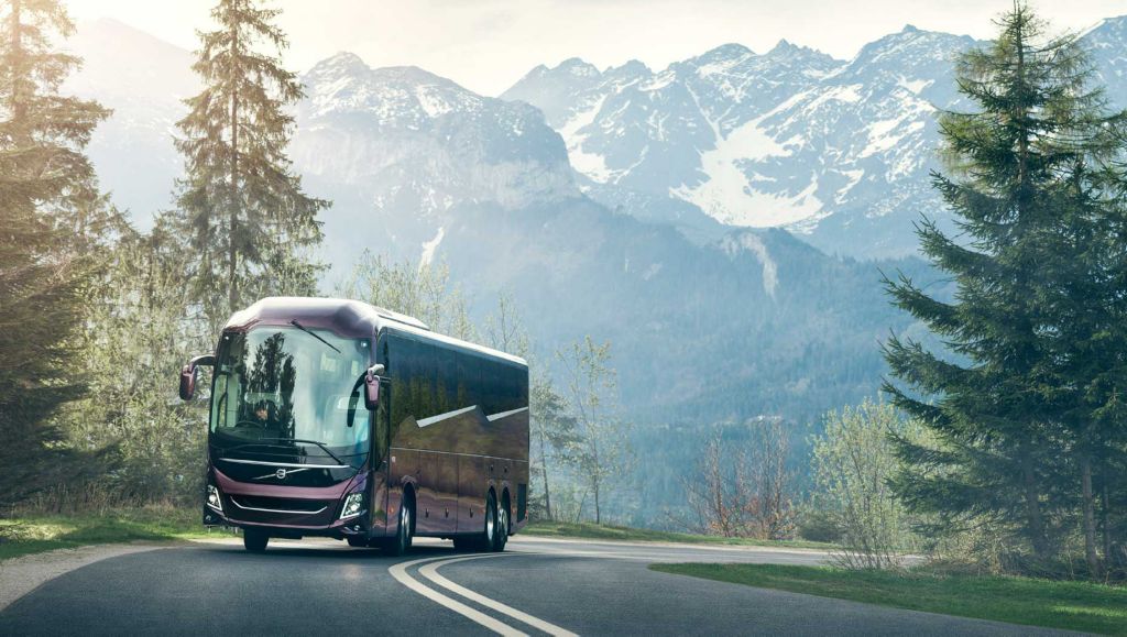 Volvos nya turistbussar – Lyxigare, snålare och säkrare