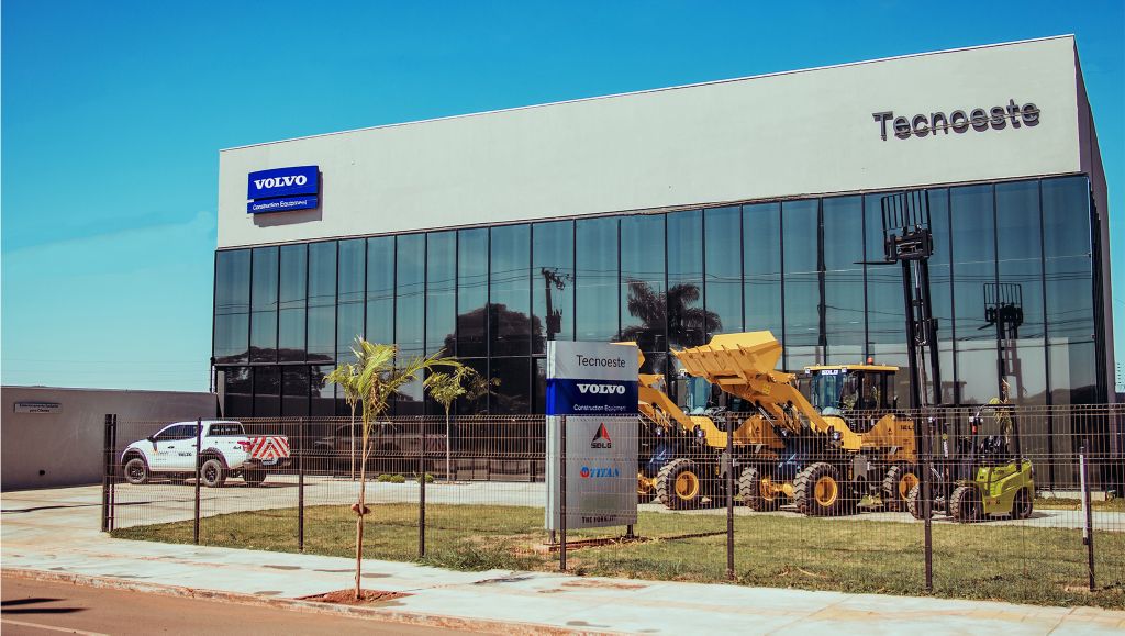 Tecnoeste amplia rede Volvo CE com nova unidade em Dourados