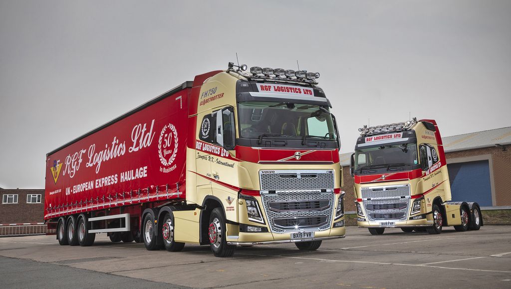 Two new Volvo FH16 750 tractor units create a golden opportunity for RGF Logistics