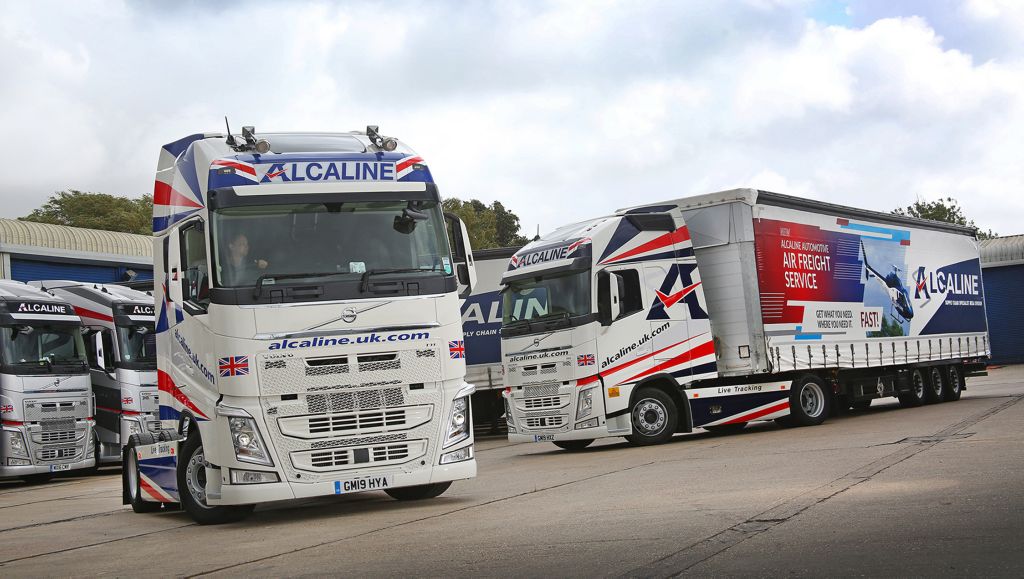 Two new Volvo FH’s take the euro zone heat at Alcaline UK Limited