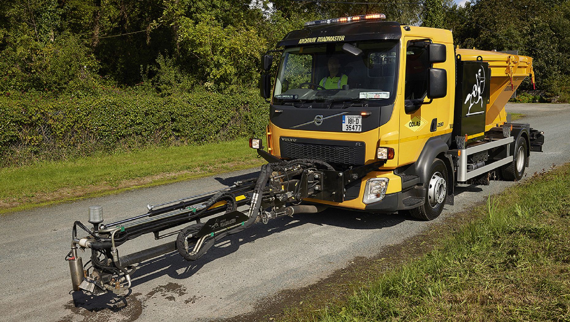 A New Volvo FL Hits the Road on Pothole Patrol