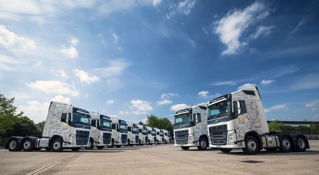 Ten New Volvo FH Tractor Units Put BJS Home Delivery on the Map