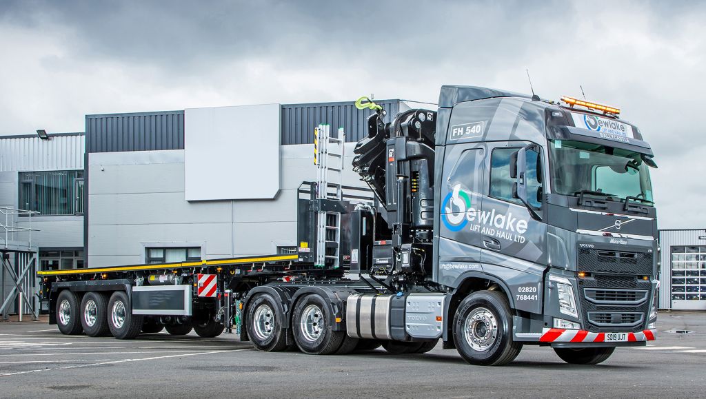 A new Volvo FH helps launch a new business at Bewlake Lift and Haul Ltd