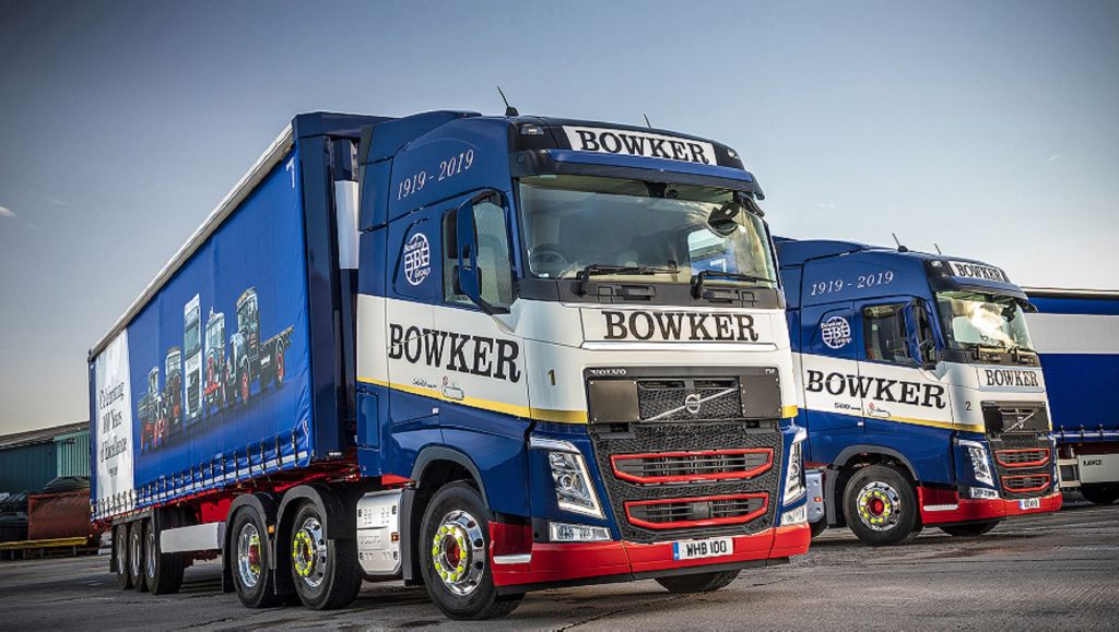 Two New Volvo FH Tractor Units Provide a Colourful Launch to Bowker Transport's Centenary Year