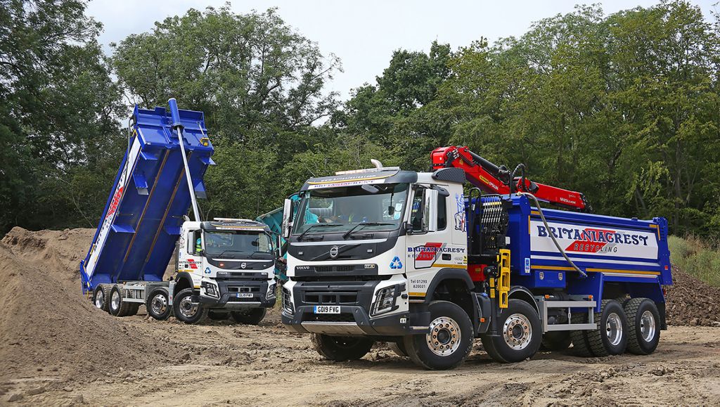 Britaniacrest rules recycling with nine new Volvo trucks to boost its fleet