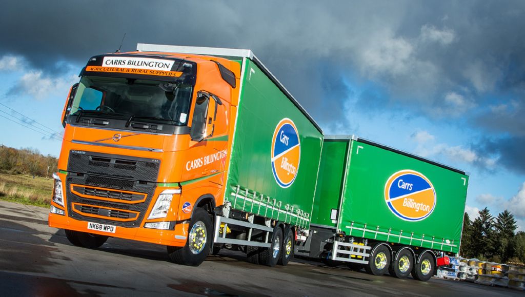 A New Volvo FH 500 Boosts Supply Chains at Carrs Billington