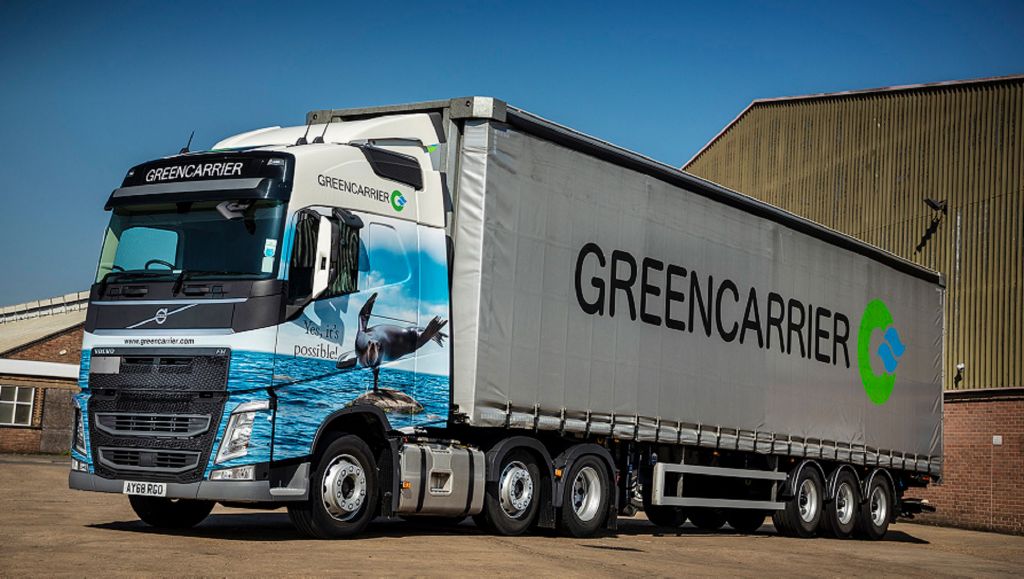 Volvo's sustainability standards suit Greencarrier Freight Services