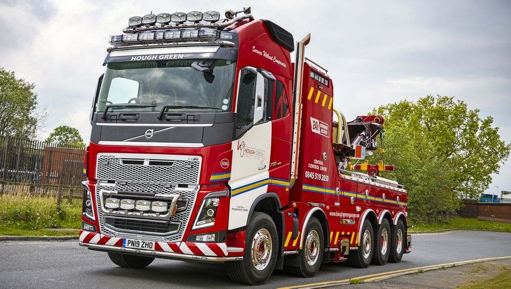 Hough Green Garage favours a five-axle Volvo FH16 750 for its new fleet flagship