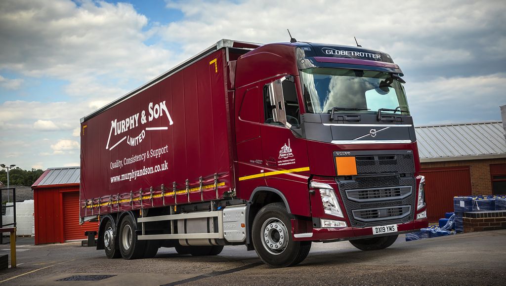 A new Volvo FH rigid is called to the bar by brewing suppliers, Murphy and Son Limited