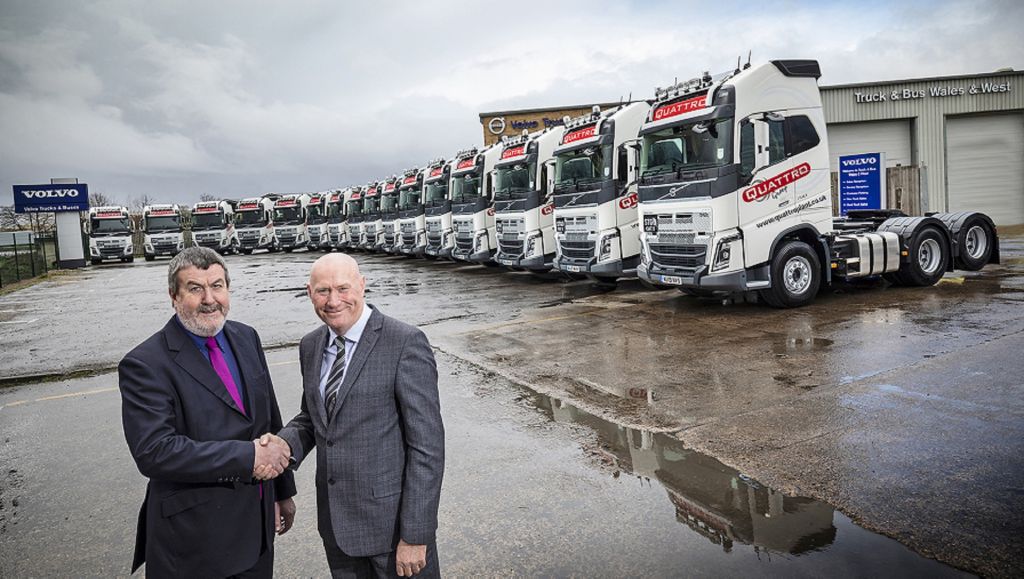 Volvo's numbers add up for Quattro Group with 16 new FH16-750 tractor units