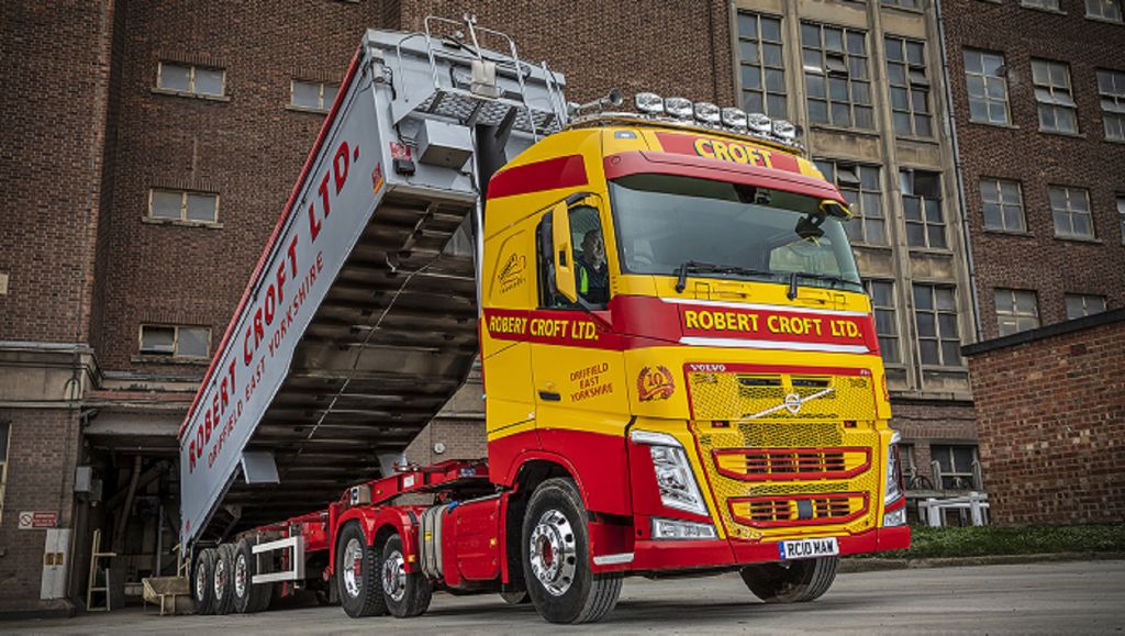 A Volvo FH-500 6x2 Lite Tractor Unit Rewrites the Books at Driffield-based, Robert Croft Ltd.