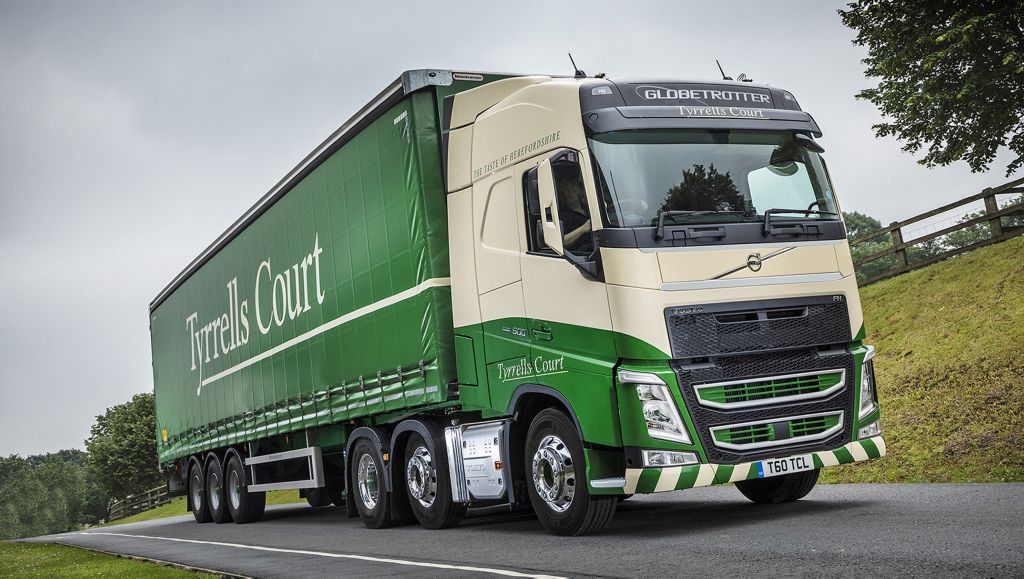 The UK’s first Euro 6, Step D powered Volvo FH is providing a crisp performance at Tyrrells Court Ltd
