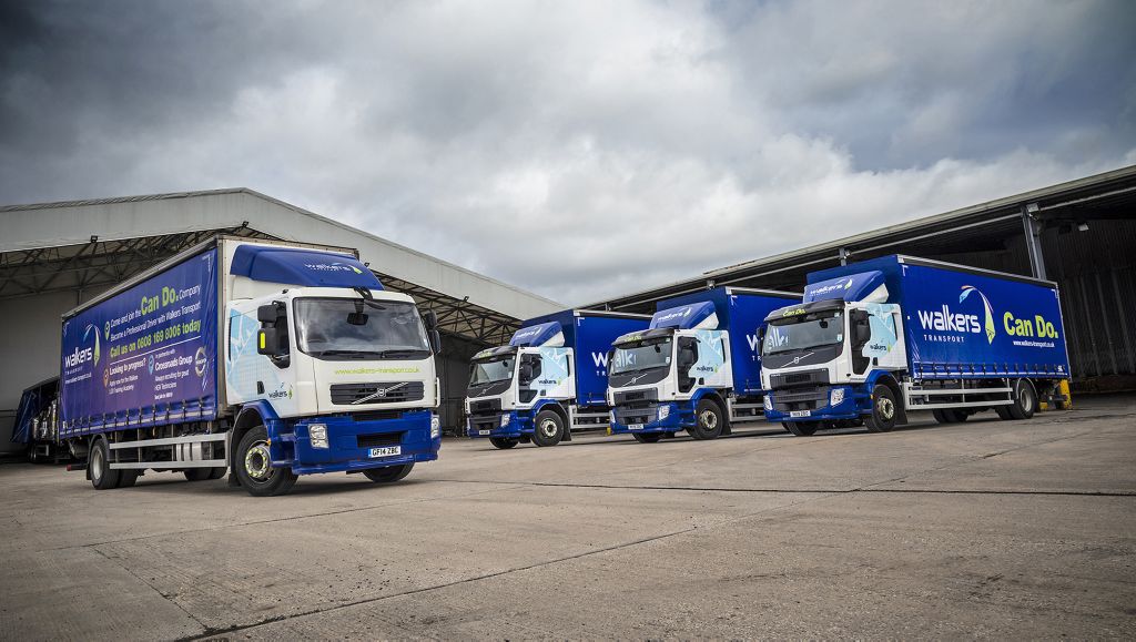Nine Volvo FE rigids are key to expansion plans at Walkers Transport