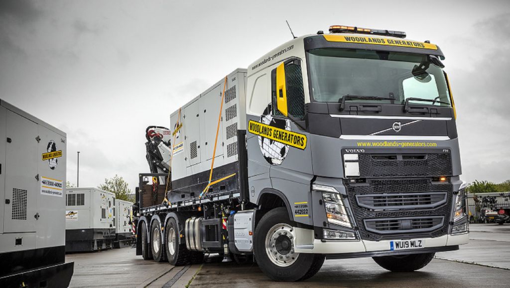 A new Volvo FH Tridem Rigid powers progress at Woodlands Generators