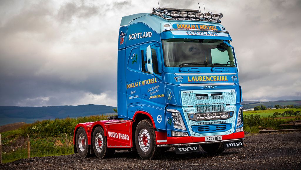 A new Volvo FH powers progress at Douglas F. Mitchell