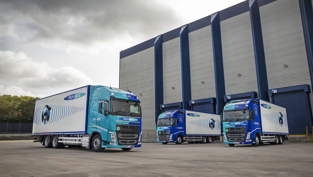 Four new Volvo FH rigids help deliver a full house at Fly By Nite