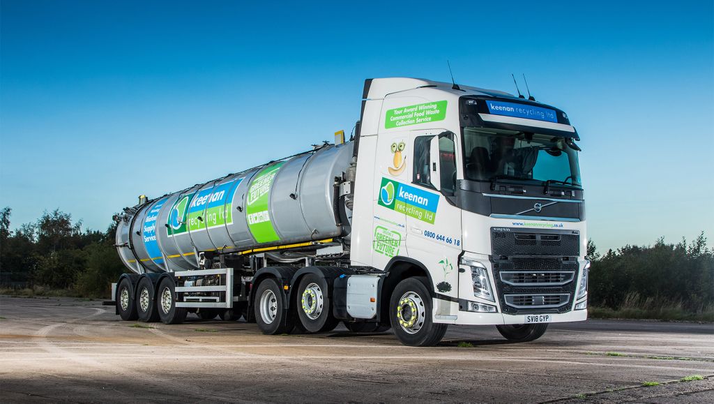 A new Volvo tractor unit fuels growth at Keenan Recycling