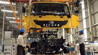 Eicher Truck In Production Line  | Volvo Group