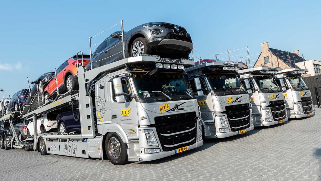 Vier Volvo FM autotransporters completeren wagenpark ATS Transport & Logistiek