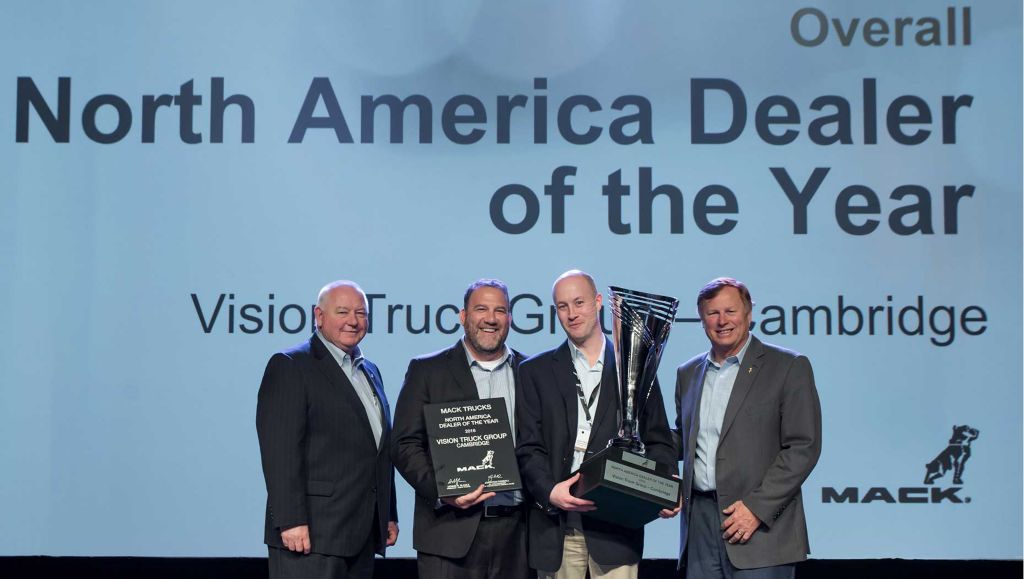 Vision Truck Group Named Mack’s  2016 North American Dealer of the Year