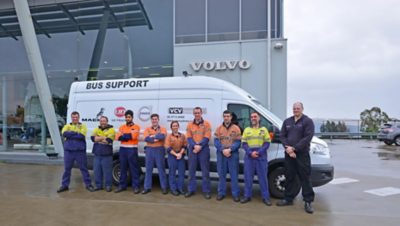 Volvo Bus and Coach Key Technician team 