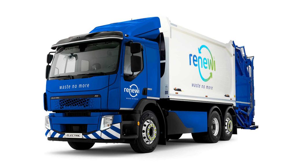Eerste in serie geproduceerde elektrische truck voor Renewi