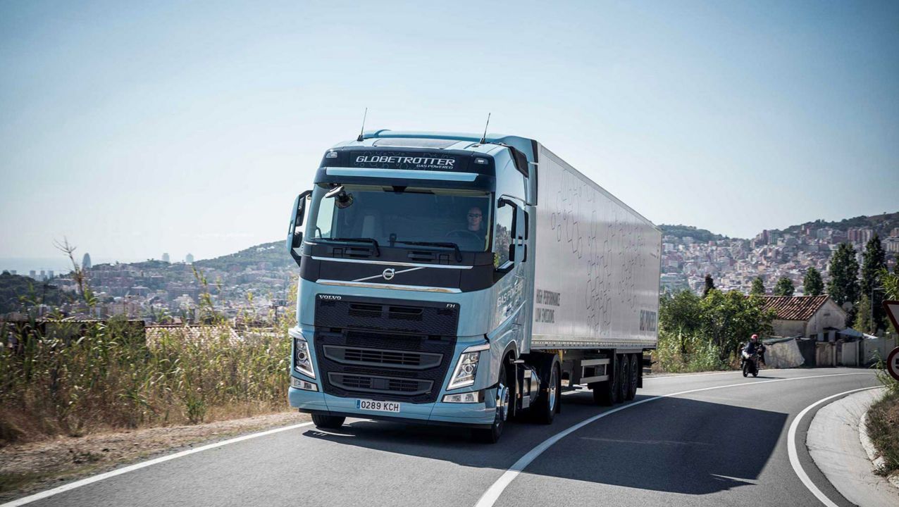 De nye Volvo-lastebilene som går på LNG, har samme ytelse som diesel, men 20–100 % lavere CO2-utslipp