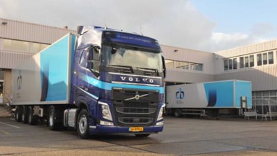 CB kiest met de Volvo FH LNG voor dezelfde rijprestaties als bij diesel, maar met 20% minder CO2-uitstoot.