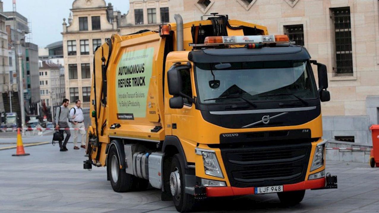 Innovatietop van Volvo Group in Brussel met focus op transport van de toekomst