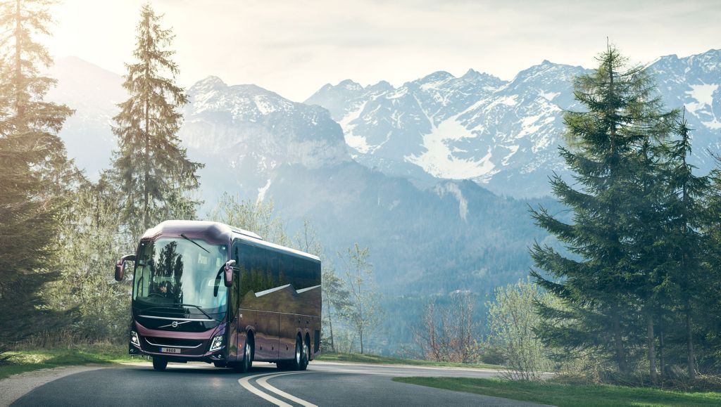 Volvo lanserar ny plattform för långfärdsbussar
