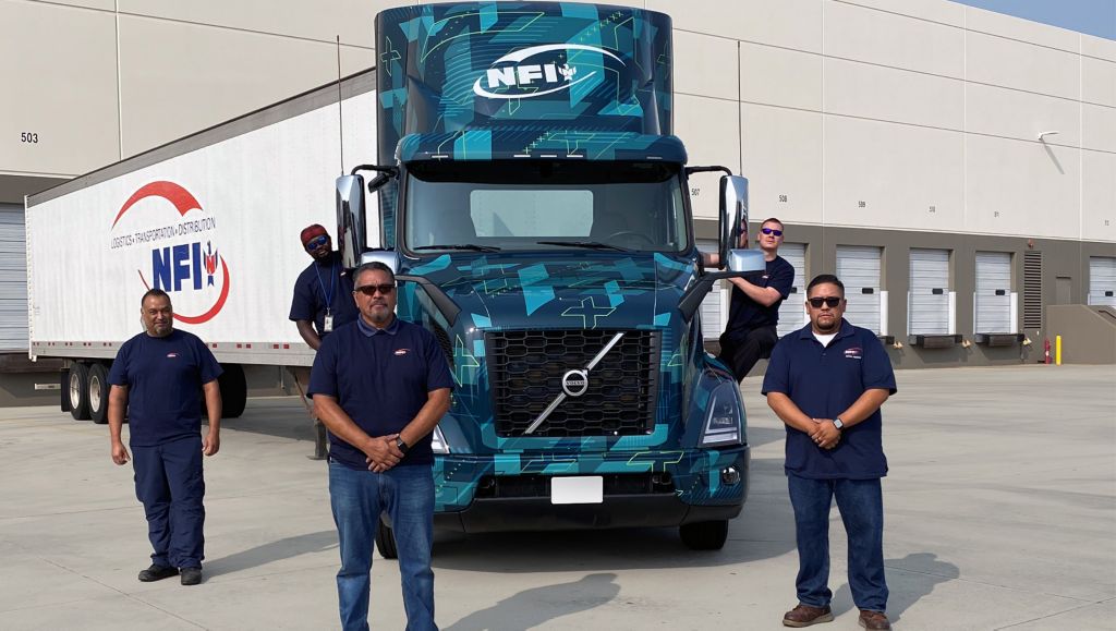 NFI Begins Piloting Volvo VNR Electric Heavy-Duty Trucks in Southern California