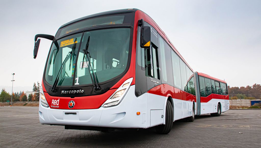 Santiago, capital do Chile, está mais uma vez renovando a frota de seu sistema de transporte coletivo com ônibus 