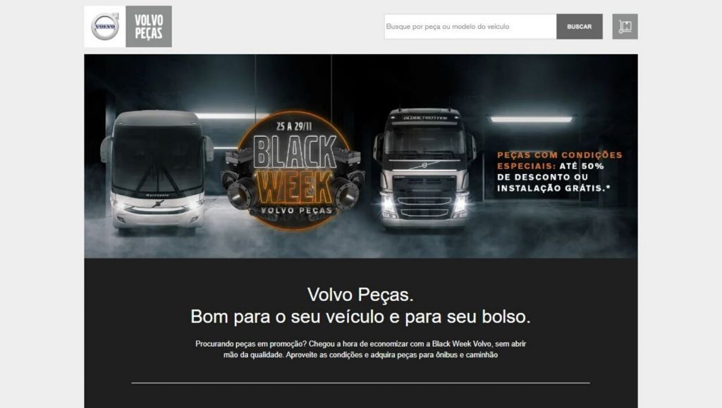 Volvo Black Week E-commerce
