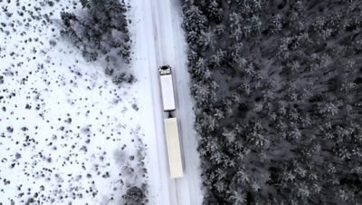 På väg genom de norrländska skogarna