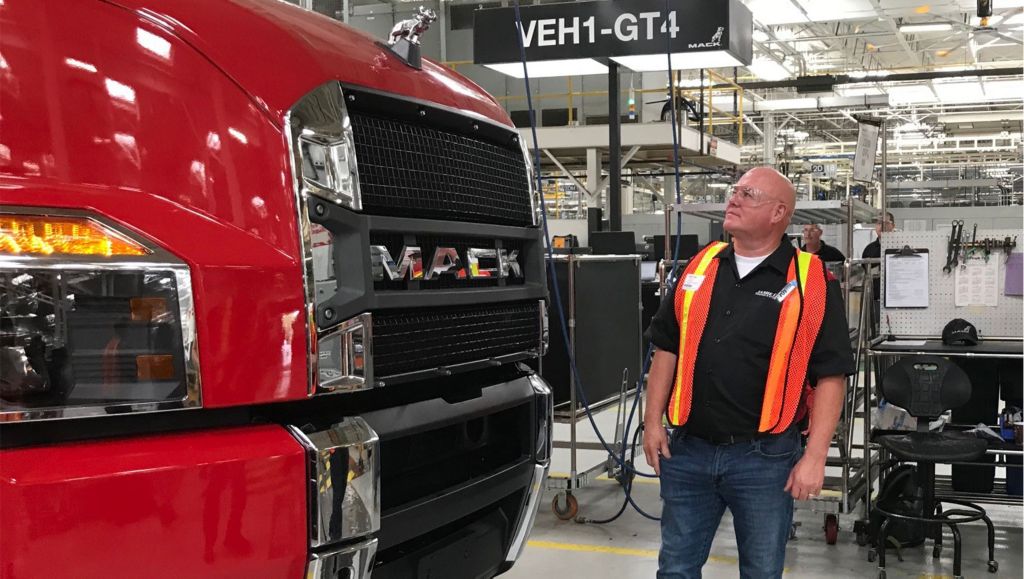 Jamie Davis Visits Mack Trucks