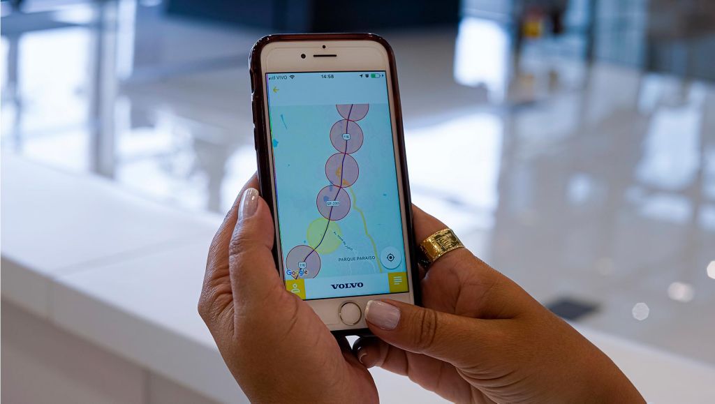 Volvo app Eu Rodo Seguro