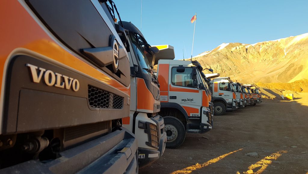 Capacitación in situ y a medida para el cliente: Volvo Trucks en Mina Veladero