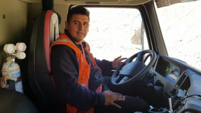 Capacitación in situ y a medida para el cliente: Volvo Trucks en Mina Veladero