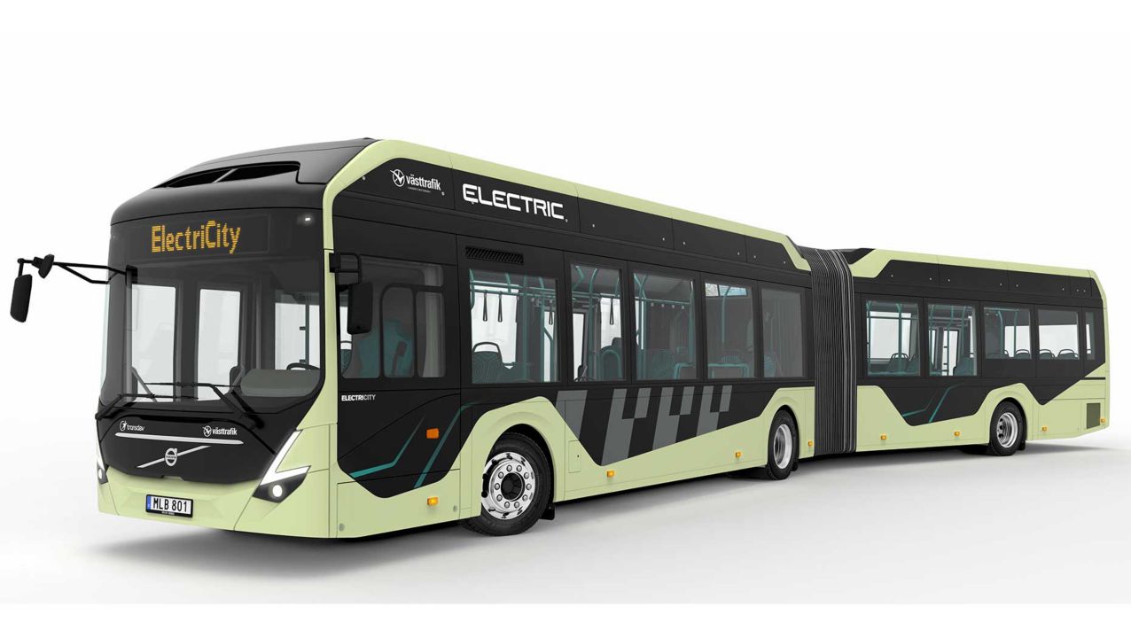 Electric articulated buses being tested in Gothenburg, Sweden – operations start in June 