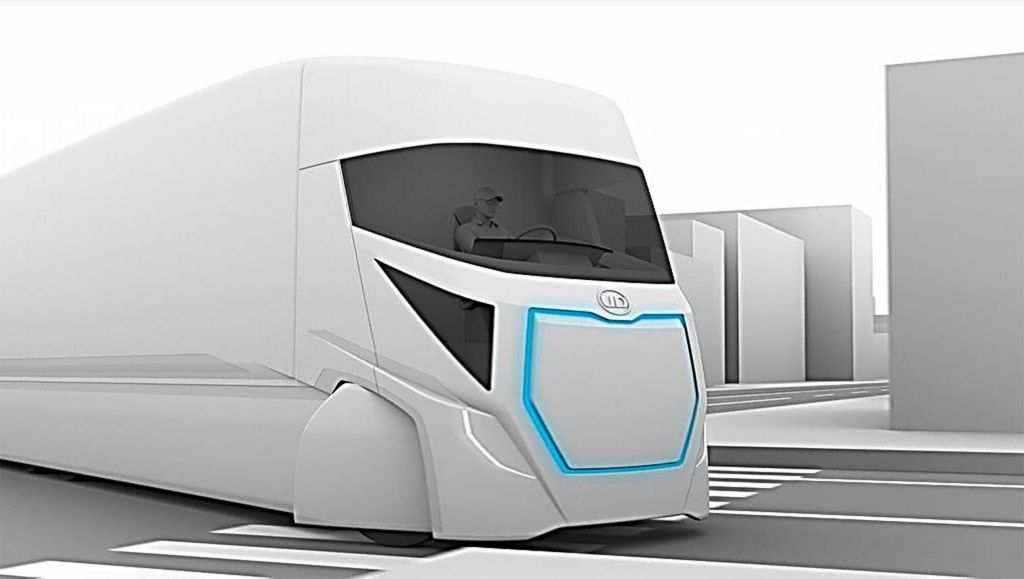 Visie van UD Trucks om volledig elektrische autonome trucks aan te bieden